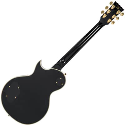 Vintage V1003 ReIssued 3 Pickup Electric Guitar ~ Boulevard Black image 2