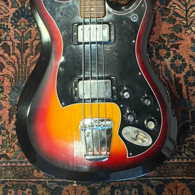 Hagstrom H II BN/F400N ca. 1973 - sunburst image 1