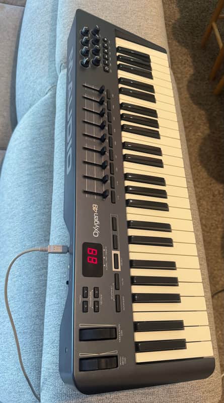 M-Audio Oxygen 49 MKIV MIDI Keyboard Controller 2016 - 2020 - Black image 1