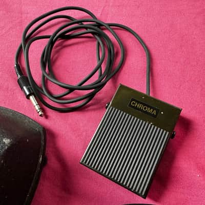 INSANELY RARE PAIR ORIGINAL FENDER ARP Rhodes Chroma Expression Pedal + Sustain / Sequence Pedal vintage analog synth 1970s/80s continuous controller image 2