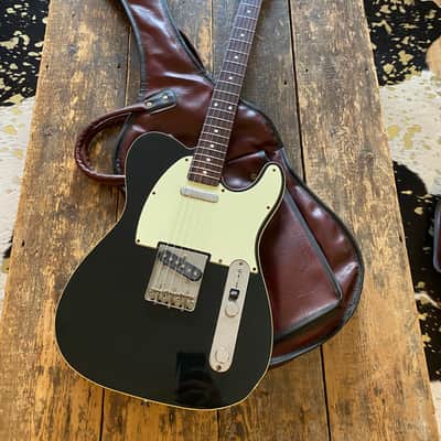 Fender Japan Rare Vintage Mid 1980's FujiGen Built Telecaster Custom 1962 Reissue MIJ Piano Black w/ Vintage Leatherette Case image 17