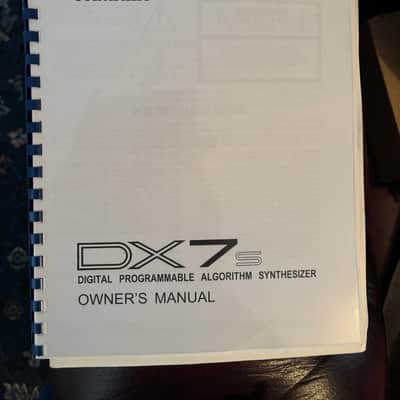 Yamaha DX7 Owner's Manual 1980s - Good