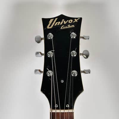 Univox ES-335 Style Red Sunburst 60s-70s w/ Hard Case image 12