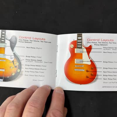 Epiphone Manual & Poster 2000s Flying V Les Paul Firebird Bass Explorer Riviera image 10
