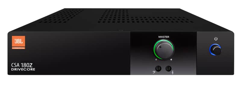 (Mint) JBL CSA180Z 1X80W Drivecore Amplifier, 70V/100V, 1U Half-Rack image 1