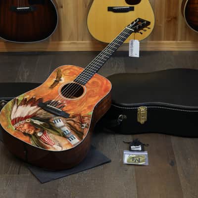 2017 Martin D-18RG Robert Goetz #18 Dreadnought Acoustic Guitar Native American + OHSC image 1