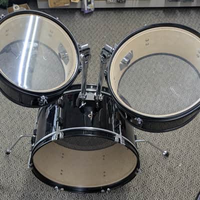 Ddrum 5pc Drum Set Complete with Throne and Hardware - Black Shell Finish image 1