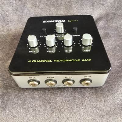 Samson QH4 4-Channel Headphone Amplifier 2010s - Silver/Black image 1