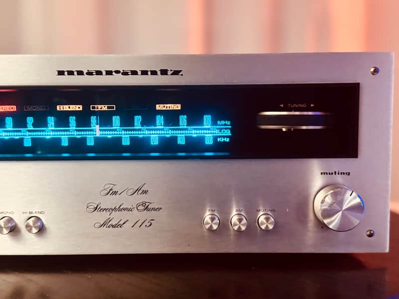 🚀🚀🚀 Vintage Marantz Model 115 FM/AM Stereo Tuner - Serviced +