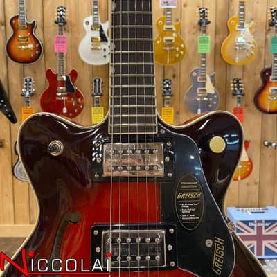 GRETSCH G2655 Streamliner Center Block Jr. Double-Cut with V-Stoptail, Laurel Fingerboard, Claret Burst image 6