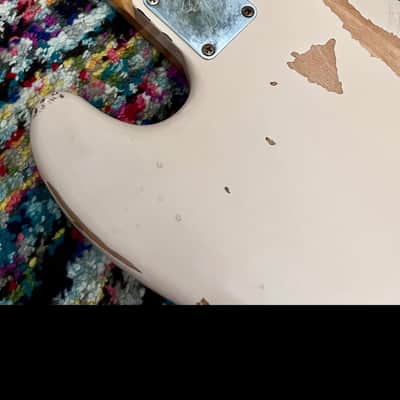 Upgraded Fender Flea Jazz Bass (Shell Pink, Road Worn) + Deluxe Case + Custom Features image 14
