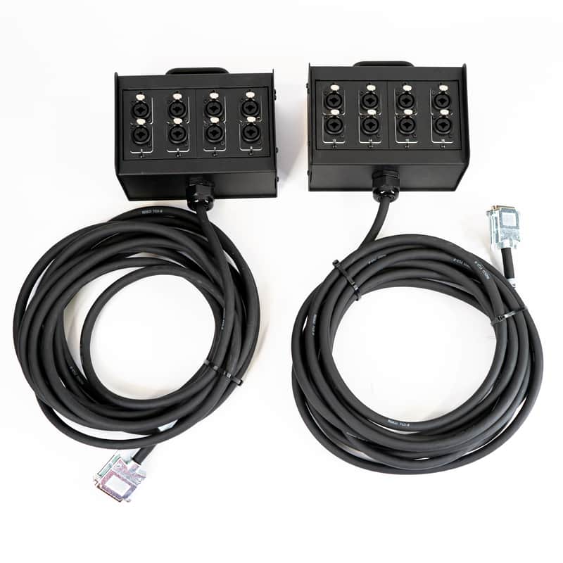 Redco DB25 Breakout Stage Boxes - DB25 to 1/4" or XLR - 16-Channels - 25ft image 1