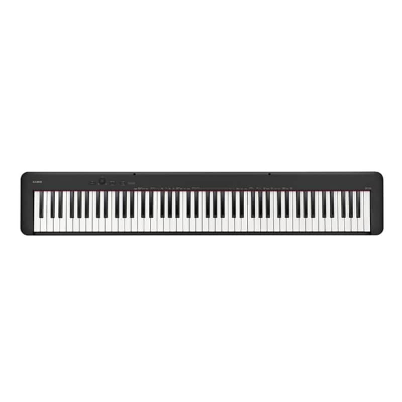 Casio CDP-S160 Portable Digital Piano with 88-Key Weighted Action, Sheet Music Stand, Power Supply, USB-MIDI and 10 tones, black (CDP-S160BK) image 1