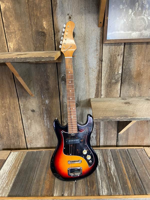 Teisco Japan Single P90 306-14049 60's/70's 3 Tone Sunburst | Reverb