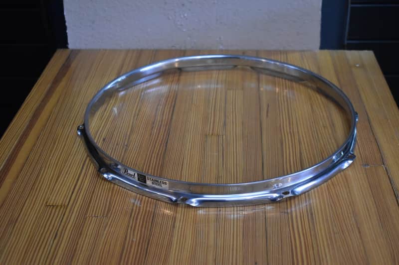 Pearl Masters Stainless Steel 14" 10 lug Drum Hoop image 1