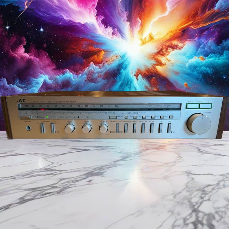 JVC R-2X AM/FM Synthesizer Stereo Receiver 120V 60Hz 195Watts *SERVICED* Beauty image 1