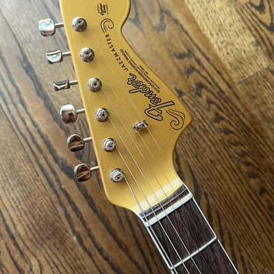 RARE! 2017 Fender American Vintage “Thin Skin” ‘65 Jazzmaster - Aztec Gold w/ OHSC image 8