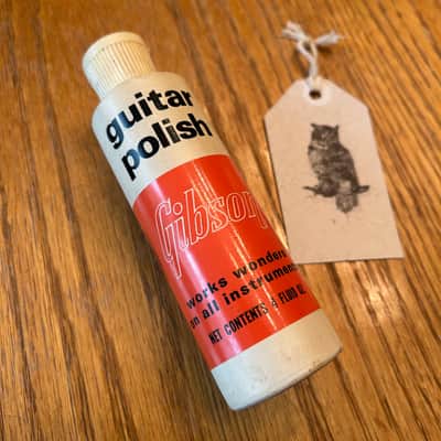 Rare Gibson Vintage Guitar Polish - 1960s-1977 - Made in USA - 4oz image 1