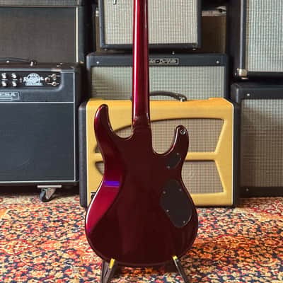Washburn G20-V Left-Handed – Metallic Red Wine – Setup for Right-Handed Playing – Made in Japan – Very Good Condition – Wonderbar image 7