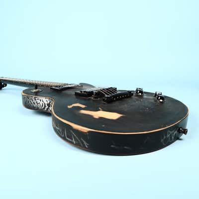Gibson Les Paul Gothic Satin Black 2000 Electric Guitar image 10