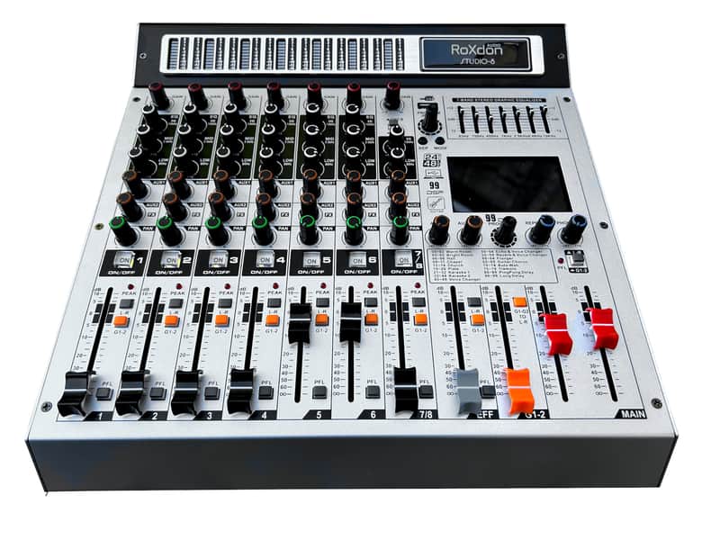 RoXdon Studio-8 Analog Studio Mixing Console Sound Mixer image 1