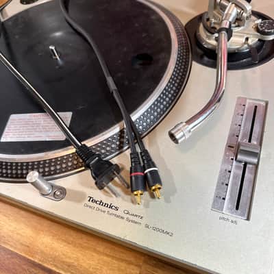 technics turntable sl 1200 mk2 Silver DJ Vinyl Record Lp Player Direct Drive image 23