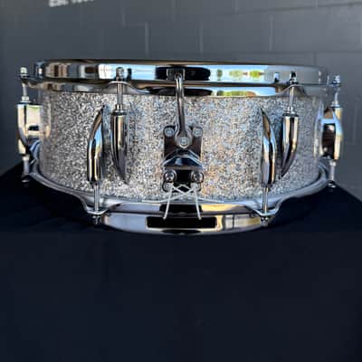 SONOR Vintage Series 5x14" Snare Drum in Vintage Silver Glitter (Rm 4) image 3