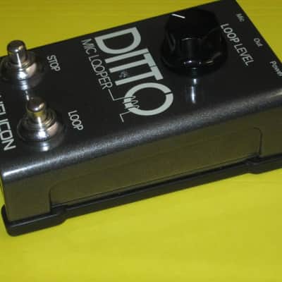 very lightly used (near A+) TC Helicon Ditto Mic Looper (NO adapter, NO box, NO paperwork)- the original bottom screws were changed to different style image 13