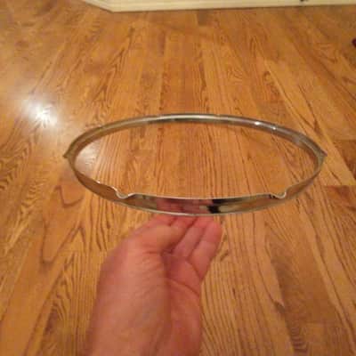 Pearl Vintage 18 Inch Floor Tom Hoop, Chrome Over Steel, 8 Lug - Excellent! image 5
