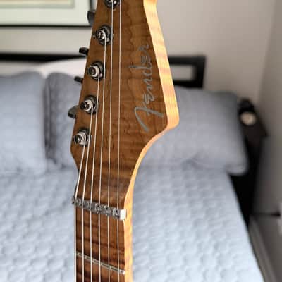 Warmoth AAA Roasted Flame Maple Stratocaster Neck *MINT* image 11