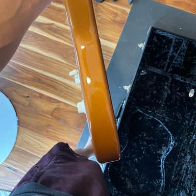 Suhr Custom Classic S HS Orange Burst Metallic Roasted Maple Neck image 6