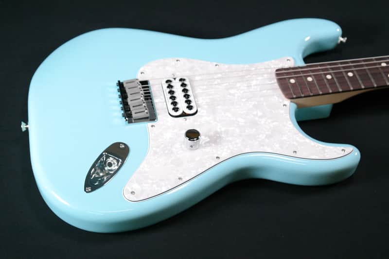 MINT Fender Limited Edition Tom Delonge Stratocaster, Rosewood Fingerboard, Daphne Blue image 1