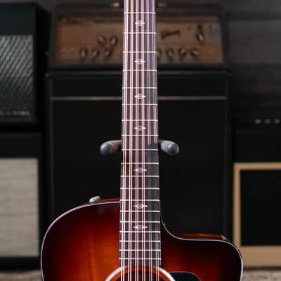 Taylor 260ce-K DLX Doce Doble Acoustic/Electric Guitar with Hardshell Case - Factory Demo image 4