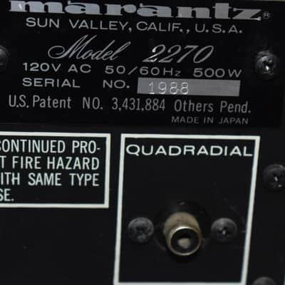 Marantz Model 2270 70 with rare Champagne faceplate image 11