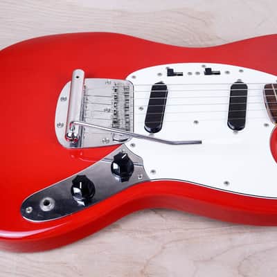 Fender MG-69 Mustang Reissue MIJ 2010 Red Matching Headstock Japan w/ Bag image 5