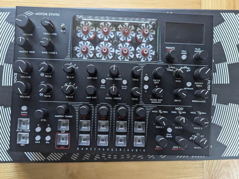 Gamechanger Audio Motor Synth Electro-Mechanical Desktop Synthesizer 2020 - 2022 - Black image 1