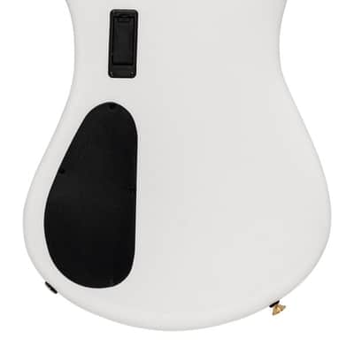 Spector SXEURO5WHCL Electric Bass Guitar, Euro Classic, 5-String, Active, Solid Wh ite Gloss image 2