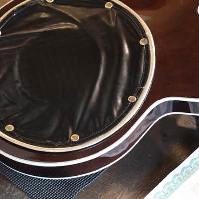2005 Gretsch G6122-1962 Country Classic Hollow Electric Guitar Walnut Stain + COA OHSC image 17