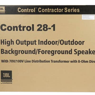 (16) JBL Control 28-1 8" 60w 70v Commercial Indoor/Outdoor Speakers+Amplifier image 15