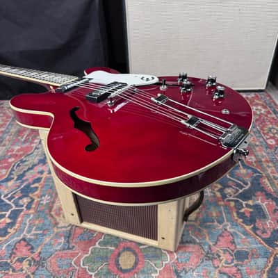Epiphone Riviera Reissue Cherry Mini Humbuckers Peerless - 2001 image 13
