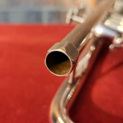 Vintage 1980s Getzen Eterna 700 Bb Trumpet Silver-Plated Just Serviced & Polished image 10