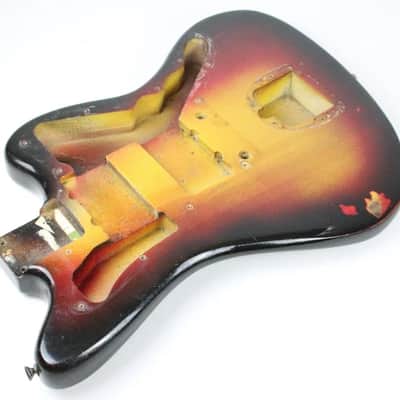 1959 Vintage Fender Jazzmaster BODY ~Lightweight 3.9lbs~ Pre-CBS Sunburst Refin 1950s USA image 8