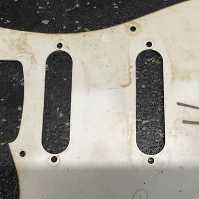 Fender Stratocaster pickguard 1970-72 1970 - W/B/W image 8