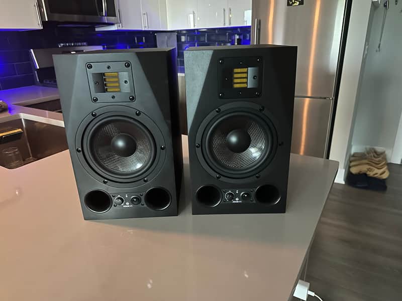 ADAM Audio A7X Active Nearfield Monitors (Pair) 2010s - Black image 1