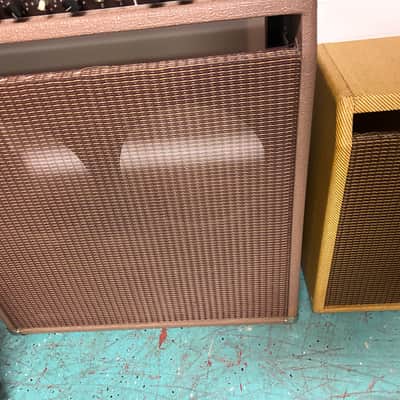 Fender Princeton Amp 1959 - Tweed Era Oxblood Grill Cloth image 2