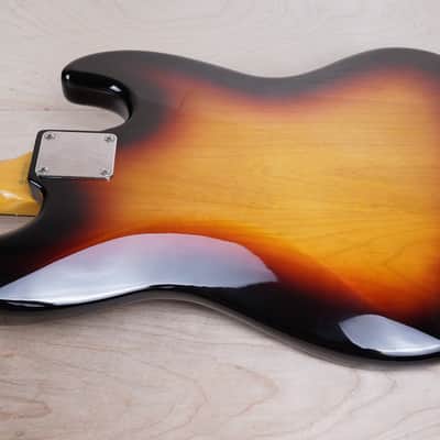 Fender JB62-70LH Left Handed Jazz Bass Reissue CIJ 2001 Sunburst Japan w/ Bag image 10