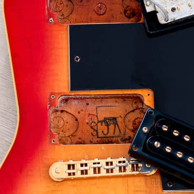 1983 Gibson Explorer E2 CMT Vintage Guitar Cherry Sunburst Flame Top w/ Dirty Fingers, Hangtags & Case image 20