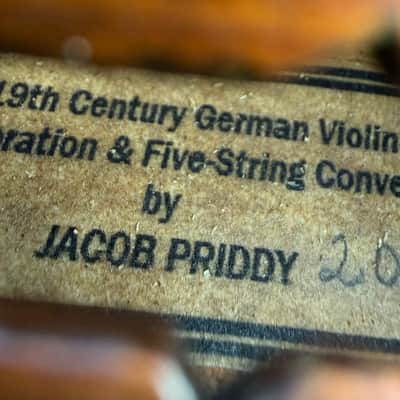 Powerful! 5-String Fiddle Old Violin Conversionby Jake Priddy image 5