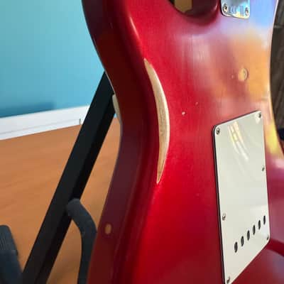 Fender Fender Road Worn 60s Strat with American Vintage 59 Pickups 2022 - Faded Candy Apple Red image 13