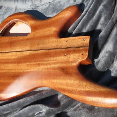 Babik Custom Jazzbass style Body, Macassar Ebony on Mahogany, light weight 2023 - Satin image 11